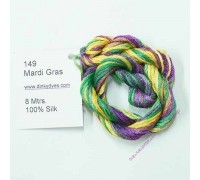 Шёлковое мулине Dinky-Dyes S-149 Mardi Gras